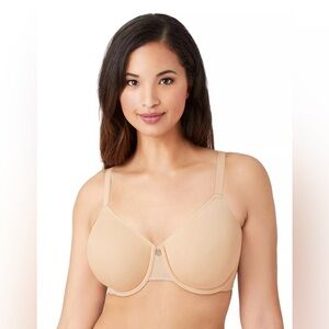 NWOT Wacoal 855378 Keep Your Cool Underwire Bra Sz 38D Nude